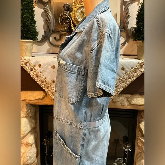 PISTOLA Grover denim relaxed jumpsuit - Picture 8 of 13